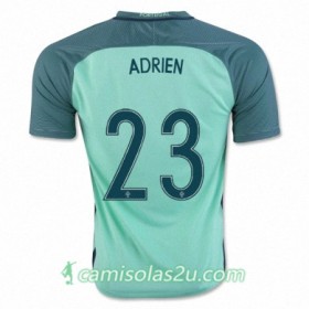 Camisolas de Futebol Portugal ADRIEN SILVA Equipamento Alternativa Euro 2016