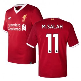 Camisolas de Futebol Liverpool SALAH Equipamento Principal 2017/18 Manga Curta