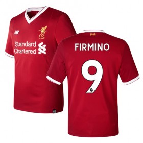 Camisolas de Futebol Liverpool FIRMINO Equipamento Principal 2017/18 Manga Curta