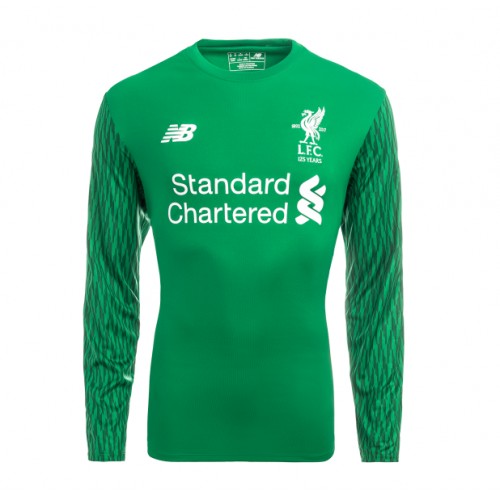 Camisolas de Futebol Liverpool Guarda Redes Loris Karius 1 Equipamento Principal 2017/18 Manga Comprida