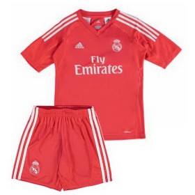 Camisolas de Futebol Real Madrid Guarda Redes Criança Equipamento Alternativa 2017/18 Manga Curta