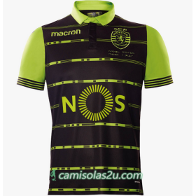 Camisolas de Futebol Sporting Equipamento Alternativa 2017/18 Manga Curta