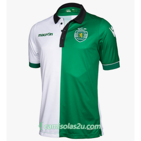 Camisolas de Futebol Sporting Equipamento 3ª 2017/18 Manga Curta