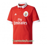 Camisolas de Futebol Benfica Equipamento Principal 2017/18 Manga Curta