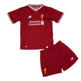 Camisolas de Futebol Liverpool Criança Equipamento Principal 2017/18 Manga Curta