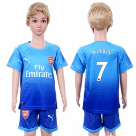 Camisolas de Futebol Arsenal Alexis Sanchez 7 Criança Equipamento Alternativa 2017/18 Manga Curta