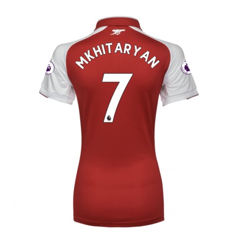 Camisolas de Futebol Arsenal Henrikh Mkhitaryan 7 Mulher Equipamento Principal 2017/18 Manga Curta Camisolas de Futebol Arsenal Henrikh Mkhitaryan 7 Mulher Equipamento Principal 2017/18 Manga Curta