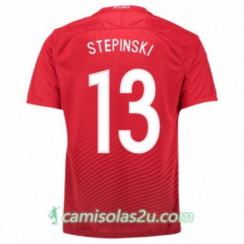 Camisolas de Futebol Polônia MARIUSZ STEPINSKI Equipamento Alternativa Euro 2016 Camisolas de Futebol Polônia MARIUSZ STEPINSKI Equipamento Alternativa Euro 2016