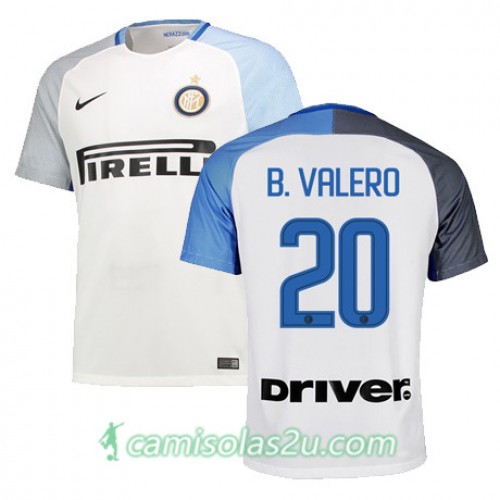Camisolas de Futebol Inter de Milão BORJA VALERO Equipamento Alternativa 2017/18 Manga Curta Camisolas de Futebol Inter de Milão BORJA VALERO Equipamento Alternativa 2017/18 Manga Curta