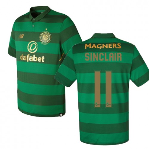 Camisolas de Futebol Celtic SCOTT SINCLAIR Equipamento Alternativa 2017/18 Manga Curta Camisolas de Futebol Celtic SCOTT SINCLAIR Equipamento Alternativa 2017/18 Manga Curta