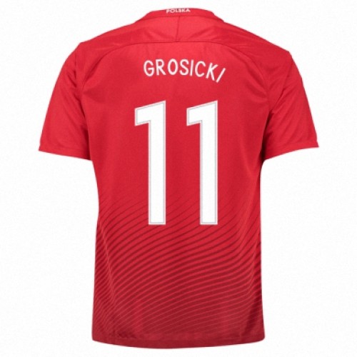 Camisolas de Futebol Polônia KAMIL GROSICKI Equipamento Alternativa Euro 2016 Camisolas de Futebol Polônia KAMIL GROSICKI Equipamento Alternativa Euro 2016
