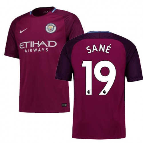 Camisolas de Futebol Manchester City SANE Equipamento Alternativa 2017/18 Manga Curta Camisolas de Futebol Manchester City SANE Equipamento Alternativa 2017/18 Manga Curta