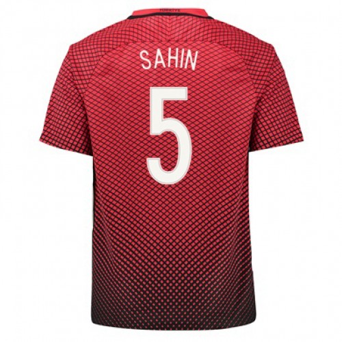Camisolas de Futebol Turquia NURI SAHIN Equipamento Principal Euro 2016 Camisolas de Futebol Turquia NURI SAHIN Equipamento Principal Euro 2016