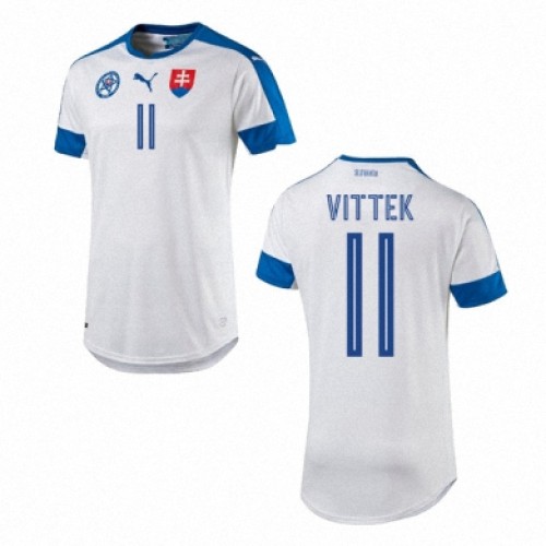 Camisolas de Futebol Eslováquia ROBERT VITTEK Equipamento Principal Euro 2016 Camisolas de Futebol Eslováquia ROBERT VITTEK Equipamento Principal Euro 2016