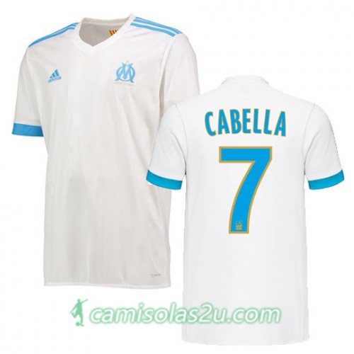 Camisolas de Futebol Olympique de Marseille REMY CABELLA Equipamento Principal 2017/18 Manga Curta Camisolas de Futebol Olympique de Marseille REMY CABELLA Equipamento Principal 2017/18 Manga Curta