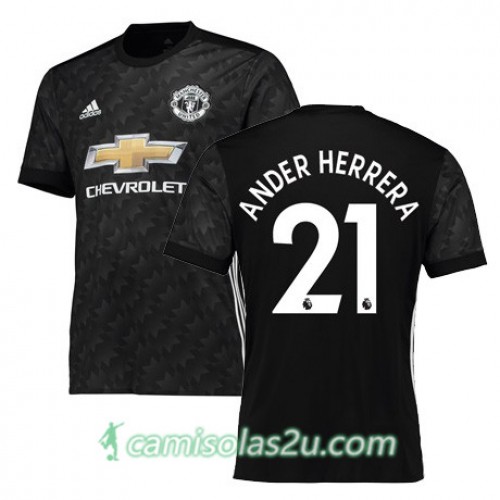 Camisolas de Futebol Manchester United HERRERA Equipamento Alternativa 2017/18 Manga Curta Camisolas de Futebol Manchester United HERRERA Equipamento Alternativa 2017/18 Manga Curta