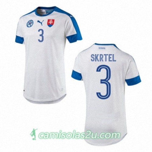 Camisolas de Futebol Eslováquia MARTIN SKRTEL Equipamento Principal Euro 2016 Camisolas de Futebol Eslováquia MARTIN SKRTEL Equipamento Principal Euro 2016