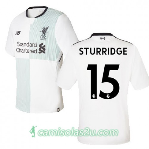 Camisolas de Futebol Liverpool STURRIDGE Equipamento Alternativa 2017/18 Manga Curta Camisolas de Futebol Liverpool STURRIDGE Equipamento Alternativa 2017/18 Manga Curta