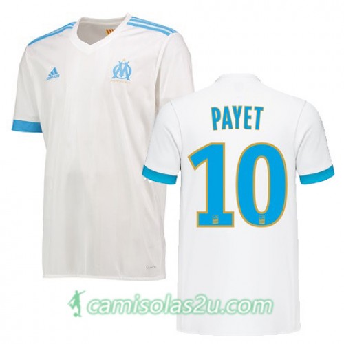 Camisolas de Futebol Olympique de Marseille Dimitri Payet Equipamento Principal 2017/18 Manga Curta Camisolas de Futebol Olympique de Marseille Dimitri Payet Equipamento Principal 2017/18 Manga Curta