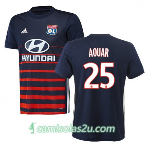 Camisolas de Futebol Olympique Lyonnais HOUSSEM AOUAR Equipamento Alternativa 2017/18 Manga Curta Camisolas de Futebol Olympique Lyonnais HOUSSEM AOUAR Equipamento Alternativa 2017/18 Manga Curta