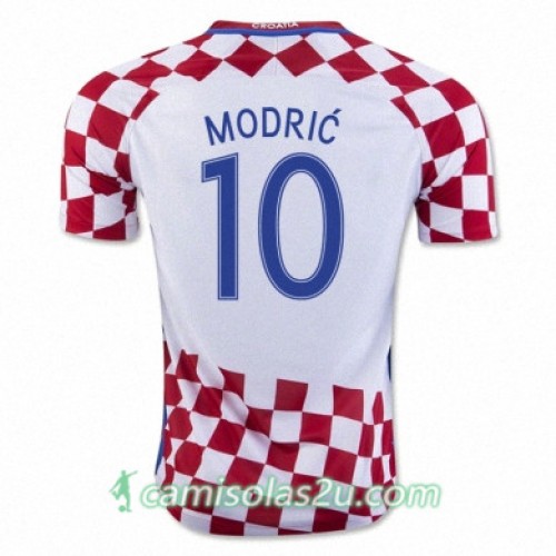 Camisolas de Futebol Croácia LUKA MODRIC Equipamento Principal Euro 2016 Camisolas de Futebol Croácia LUKA MODRIC Equipamento Principal Euro 2016