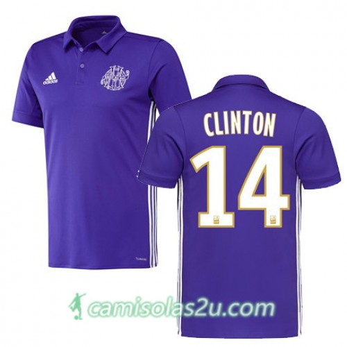 Camisolas de Futebol Olympique de Marseille CLINTON N JIE Equipamento 3ª 2017/18 Manga Curta Camisolas de Futebol Olympique de Marseille CLINTON N JIE Equipamento 3ª 2017/18 Manga Curta