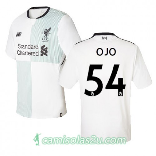 Camisolas de Futebol Liverpool OJO Equipamento Alternativa 2017/18 Manga Curta Camisolas de Futebol Liverpool OJO Equipamento Alternativa 2017/18 Manga Curta