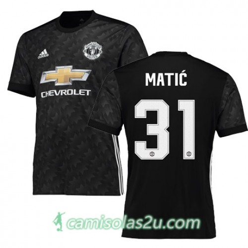 Camisolas de Futebol Manchester United MATIC Equipamento Alternativa 2017/18 Manga Curta Camisolas de Futebol Manchester United MATIC Equipamento Alternativa 2017/18 Manga Curta
