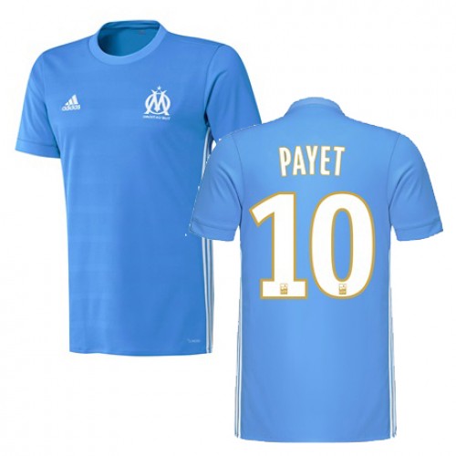 Camisolas de Futebol Olympique de Marseille Dimitri Payet Equipamento Alternativa 2017/18 Manga Curta Camisolas de Futebol Olympique de Marseille Dimitri Payet Equipamento Alternativa 2017/18 Manga Curta