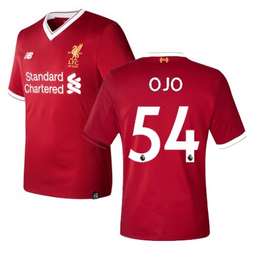 Camisolas de Futebol Liverpool OJO Equipamento Principal 2017/18 Manga Curta Camisolas de Futebol Liverpool OJO Equipamento Principal 2017/18 Manga Curta