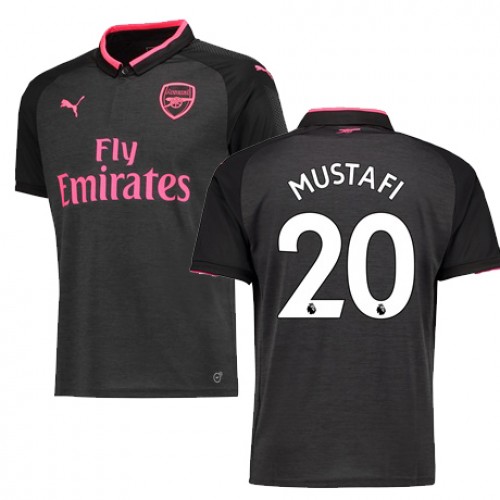 Camisolas de Futebol Arsenal MUSTAFI Equipamento 3ª 2017/18 Manga Curta Camisolas de Futebol Arsenal MUSTAFI Equipamento 3ª 2017/18 Manga Curta
