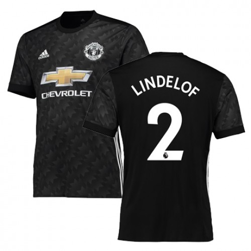 Camisolas de Futebol Manchester United LINDELOF Equipamento Alternativa 2017/18 Manga Curta Camisolas de Futebol Manchester United LINDELOF Equipamento Alternativa 2017/18 Manga Curta