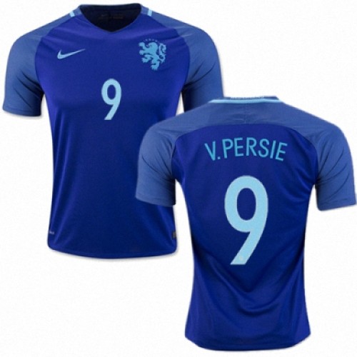 Camisolas de Futebol Holanda ROBIN VAN PERSIE Equipamento Alternativa 2016/17 Manga Curta Camisolas de Futebol Holanda ROBIN VAN PERSIE Equipamento Alternativa 2016/17 Manga Curta