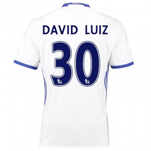 Camisolas de Futebol Chelsea DAVID LUIZ Equipamento 3ª 2017/18 Manga Curta Camisolas de Futebol Chelsea DAVID LUIZ Equipamento 3ª 2017/18 Manga Curta