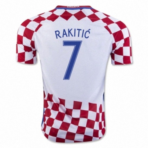Camisolas de Futebol Croácia IVAN RAKITIC Equipamento Principal Euro 2016 Camisolas de Futebol Croácia IVAN RAKITIC Equipamento Principal Euro 2016