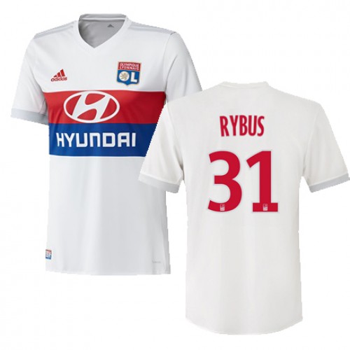 Camisolas de Futebol Olympique Lyonnais MACIEJ RYBUS Equipamento Principal 2017/18 Manga Curta Camisolas de Futebol Olympique Lyonnais MACIEJ RYBUS Equipamento Principal 2017/18 Manga Curta