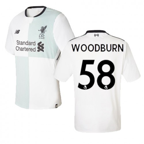 Camisolas de Futebol Liverpool Woodburn Equipamento Alternativa 2017/18 Manga Curta Camisolas de Futebol Liverpool Woodburn Equipamento Alternativa 2017/18 Manga Curta