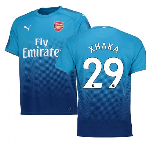 Camisolas de Futebol Arsenal XHAKA Equipamento Alternativa 2017/18 Manga Curta Camisolas de Futebol Arsenal XHAKA Equipamento Alternativa 2017/18 Manga Curta