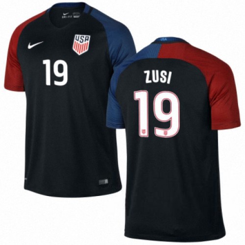 Camisolas de Futebol Estados Unidos GRAHAM ZUSI Equipamento Alternativa 2016/17 Manga Curta Camisolas de Futebol Estados Unidos GRAHAM ZUSI Equipamento Alternativa 2016/17 Manga Curta