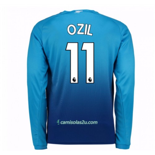 Camisolas de Futebol Arsenal Mesut Ozil 11 Equipamento Alternativa 2017/18 Manga Comprida Camisolas de Futebol Arsenal Mesut Ozil 11 Equipamento Alternativa 2017/18 Manga Comprida