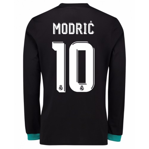 Camisolas de Futebol Real Madrid Luka Modric 10 Equipamento Alternativa 2017/18 Manga Comprida Camisolas de Futebol Real Madrid Luka Modric 10 Equipamento Alternativa 2017/18 Manga Comprida