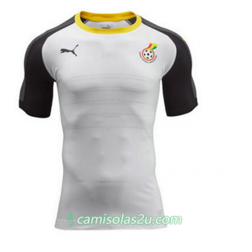 Camisolas de Futebol Ghana Equipamento Principal 2016/17 Manga Curta Camisolas de Futebol Ghana Equipamento Principal 2016/17 Manga Curta