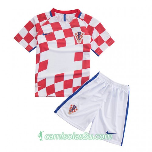 Camisolas de Futebol Croácia Criança Equipamento Principal Euro 2016 Camisolas de Futebol Croácia Criança Equipamento Principal Euro 2016