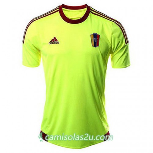 Camisolas de Futebol Venezuela Equipamento Alternativa 2016/17 Manga Curta Camisolas de Futebol Venezuela Equipamento Alternativa 2016/17 Manga Curta