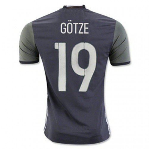 Camisolas de Futebol Alemanha GOTZE Equipamento Alternativa Euro 2016 Camisolas de Futebol Alemanha GOTZE Equipamento Alternativa Euro 2016
