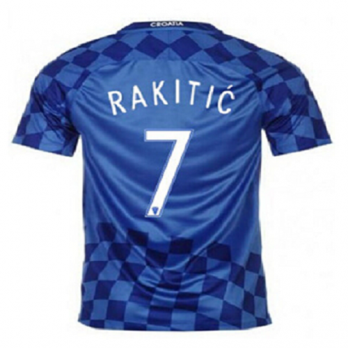 Camisolas de Futebol Croácia RAKITIC Equipamento Alternativa Euro 2016 Camisolas de Futebol Croácia RAKITIC Equipamento Alternativa Euro 2016