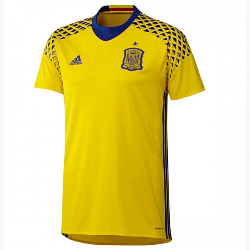 Camisolas de Futebol Espanha Equipamento Alternativa Guarda Redes Euro 2016 Camisolas de Futebol Espanha Equipamento Alternativa Guarda Redes Euro 2016