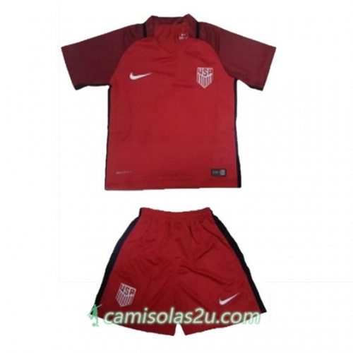 Camisolas de Futebol Estados Unidos Criança Equipamento 3ª 2017/18 Manga Curta Camisolas de Futebol Estados Unidos Criança Equipamento 3ª 2017/18 Manga Curta