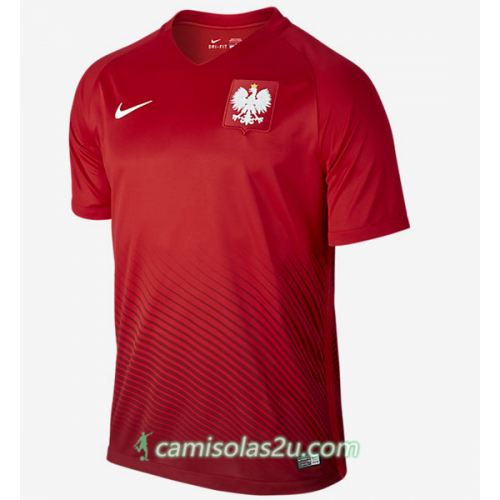 Camisolas de Futebol Polônia Equipamento Alternativa Euro 2016 Camisolas de Futebol Polônia Equipamento Alternativa Euro 2016