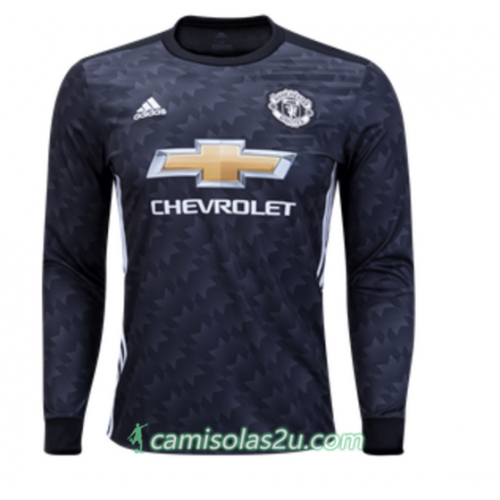 Camisolas de Futebol Manchester United Equipamento Alternativa 2017/18 Manga Comprida Camisolas de Futebol Manchester United Equipamento Alternativa 2017/18 Manga Comprida